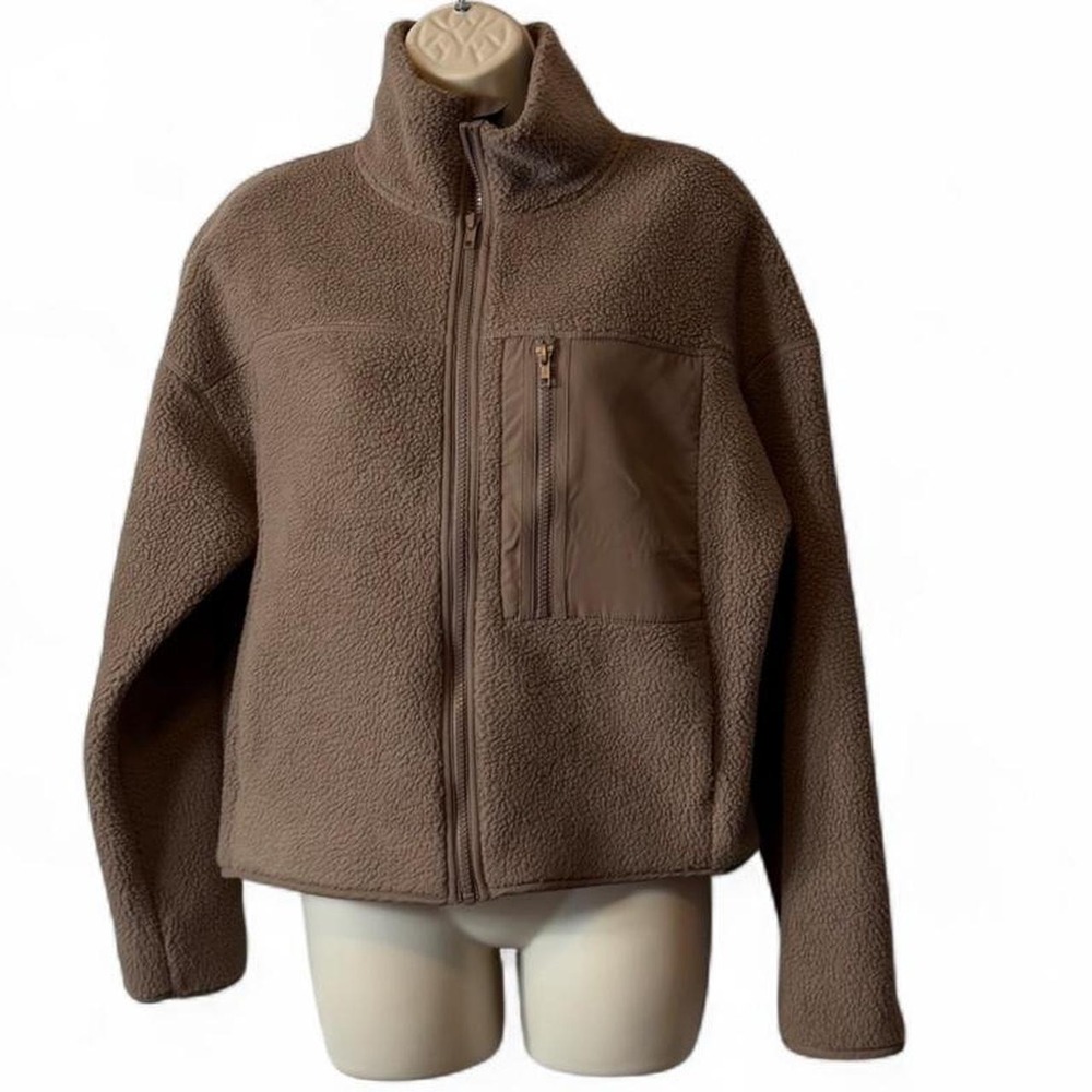 SO Brown Fleece Teddy Jacket, Women's Size XS
